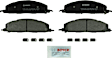 BP1400 Rear Quietcast Premium Series Semi-metallic Brake Pad Set