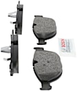BP1409 Front Quietcast Premium Series Semi-metallic Brake Pad Set