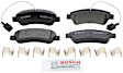 2019 Ram ProMaster 3500 - Rear Semi-metallic Brake Pad Set, 3.6L 6Cyl, Without Heavy Duty Brakes