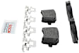 2018 Audi S8 - Rear Organic Brake Pad Set, With Cast Iron Brakes, QuietCast Series