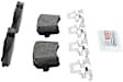 2018 Audi S8 - Rear Organic Brake Pad Set, With Cast Iron Brakes, QuietCast Series