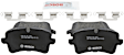 2018 Audi S8 - Rear Organic Brake Pad Set, With Cast Iron Brakes, QuietCast Series