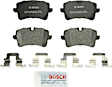 2018 Audi S8 - Rear Organic Brake Pad Set, With Cast Iron Brakes, QuietCast Series