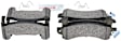 1983 Oldsmobile Cutlass Cruiser - Front Semi-metallic Brake Pad Set, 3.8L 6Cyl, Quietcast Premium Series