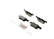 2019 BMW X1 - Rear Semi-metallic Brake Pad Set, QuietCast Series