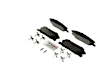 2015 Dodge Charger - Front Semi-metallic Brake Pad Set, 5.7L 8Cyl, With Police Package, Premium Series
