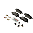 BP1775 Rear QuietCast Series Semi-metallic Brake Pad Set
