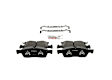 BP1904A Front Premium Series Semi-metallic Brake Pad Set