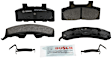 BP215 Front Quietcast Premium Series Semi-metallic Brake Pad Set