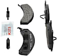 BP215 Front Quietcast Premium Series Semi-metallic Brake Pad Set