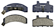 BP215 Front Quietcast Premium Series Semi-metallic Brake Pad Set