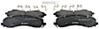 BP2223 Front QuietCast Series Semi-metallic Brake Pad Set