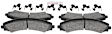 BP2224 Rear Semi-metallic Brake Pad Set