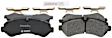 BP2236 Rear QuietCast HD Series Semi-metallic Brake Pad Set
