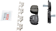 1985 Nissan 300ZX - Rear Ceramic Brake Pad Set, 3.0L 6Cyl, Quietcast Premium Series