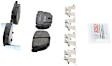 1985 Nissan 300ZX - Rear Ceramic Brake Pad Set, 3.0L 6Cyl, Quietcast Premium Series