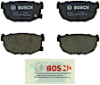 1985 Nissan 300ZX - Rear Ceramic Brake Pad Set, 3.0L 6Cyl, Quietcast Premium Series
