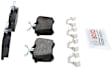 2002 Volkswagen Cabrio - Rear Semi-metallic Brake Pad Set, 2.0L 4Cyl, Quietcast Premium Series