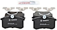 2002 Volkswagen Cabrio - Rear Semi-metallic Brake Pad Set, 2.0L 4Cyl, Quietcast Premium Series