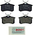 2002 Volkswagen Cabrio - Rear Semi-metallic Brake Pad Set, 2.0L 4Cyl, Quietcast Premium Series