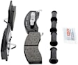 Front Quietcast Premium Series Semi-metallic Brake Pad Set