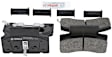 Front Quietcast Premium Series Semi-metallic Brake Pad Set