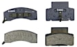 Front Quietcast Premium Series Semi-metallic Brake Pad Set