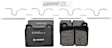 BP45 Front Quietcast Premium Series Ceramic Brake Pad Set