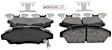 BP496 Front Quietcast Premium Series Ceramic Brake Pad Set