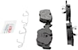 1998 Volvo V70 - Front Semi-metallic Brake Pad Set, 2.3L 5Cyl, With 15 (in) Diameter Wheel, Replacement, Quietcast Premium Series