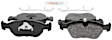1998 Volvo V70 - Front Semi-metallic Brake Pad Set, 2.3L 5Cyl, With 15 (in) Diameter Wheel, Replacement, Quietcast Premium Series