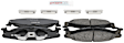 BP632 Front Quietcast Premium Series Semi-metallic Brake Pad Set