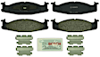 BP632 Front Quietcast Premium Series Semi-metallic Brake Pad Set