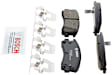 2009 Chevrolet Impala - Rear Ceramic Brake Pad Set, 3.5L 6Cyl, Quietcast Premium Series
