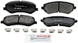 Front Quietcast Premium Series Semi-metallic Brake Pad Set