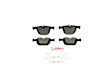 2010 BMW X5 - Rear Semi-metallic Brake Pad Set, 4.4L 8Cyl, Premium Series
