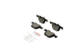2010 BMW X5 - Rear Semi-metallic Brake Pad Set, 4.4L 8Cyl, Premium Series