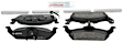 BP963 Rear Quietcast Premium Series Semi-metallic Brake Pad Set