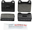 1976 Volkswagen Rabbit - Front Semi-metallic Brake Pad Set, 1.6L 4Cyl, Manual Transaxle, Quietcast Premium Series