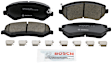 2005 Mercedes Benz E500 - Rear Semi-metallic Brake Pad Set, 5.0L 8Cyl, Quietcast Premium Series