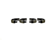 BS1043 Parking Brake Shoe - Direct Fit, 2-Wheel Set