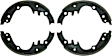 BS189 Front or Rear Brake Shoe Set, Blue Series