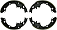 1971 Oldsmobile Cutlass - Front or Rear Brake Shoe Set, 4.1L 6Cyl, With 9.50 (in) x 2.50 (in) Brake Drum, Blue Series