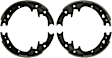 1969 Plymouth Valiant - Rear Brake Shoe Set, With 10 (in) Diameter Brake Drum, Blue Series
