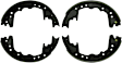 1978 Ford E-350 Econoline Club Wagon - Rear Brake Shoe Set, 5.8L 8Cyl