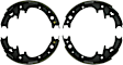 1977 Dodge Royal Monaco - Rear Brake Shoe Set, 6.6L 8Cyl, With 12.00 (in) x 2.50 (in) Brake Drum, Blue Series