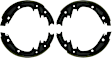 1994 GMC C1500 - Rear Brake Shoe Set, 5.7L 8Cyl, With 11.16 (in) x 2.75 (in) Brake Drum, Blue Series
