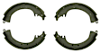BS528 Rear Brake Shoe Set, Blue Series