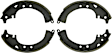 BS528 Rear Brake Shoe Set, Blue Series