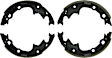 1999 Jeep Cherokee - Rear Brake Shoe Set, 2.5L 4Cyl, With 9.00 (in) x 2.50 (in) Brake Drum, Blue Series